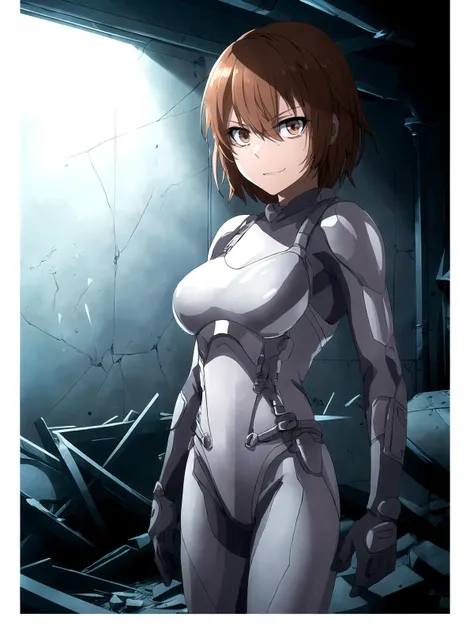 1girl, (shapely body), (solo), 19 years old, hdr, <lora:Misaka_Worst_BHV11:0.7>, ((battle suit)), epic realistic, RAW, analog, dim light, neon lamps, (1 person), (((night))), blinding lights, relaxed posture, people in the background, dark lighting, neon advertising, advertising posters, advertising hologram, realistic shadows, stands in the semi-darkness of a ruined building, ((highly detailed skin, skin details)), sharp focus, 8k UHD, DSLR, high quality, film grain, Fujifilm XT3, soft cinematic light, adobe lightroom, photolab, hdr, intricate, highly detailed, (depth of field:1.4), faded, (neutral colors:1.2), (hdr:1.4), (muted colors:1.2), hyperdetailed, (natural skin texture, hyperrealism, soft light, sharp)