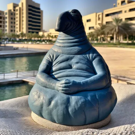 (masterpiece), professional photo of a Zhdun sits, in dubai, city, outdoors, best quality, professional color correction, film grain, ultra detailed, realistic, realistic colors, <lora:add_detail:0.4> , <lora:epi_noiseoffset2:0.4>, <lora:Zhdun-000017:0.8>