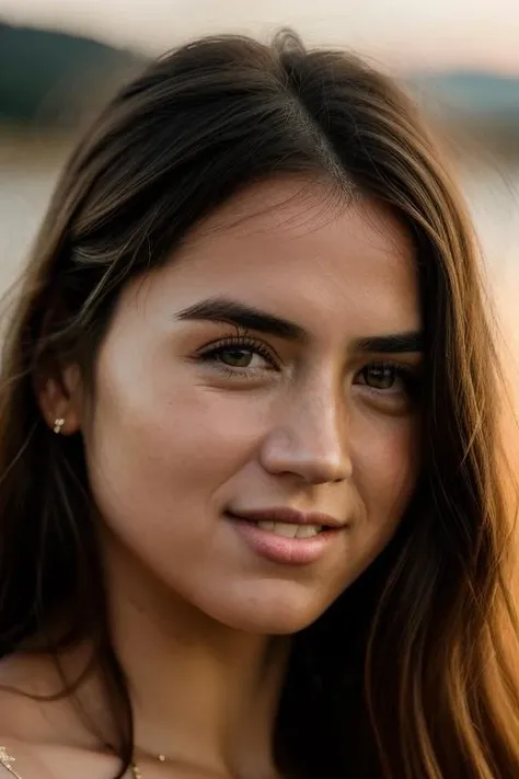 Realistic photo of a beautiful 4n4d34rm4s-v2 woman,  1girl, solo, long hair, looking at viewer, smile, blonde hair, brown eyes, parted lips, teeth, mole, lips, traditional media, portrait, realistic, nose, soft lighting, professional Photography, Photorealistic, detailed, RAW, analog, sharp focus, 8k, HD, DSLR, high quality, Fujifilm XT3, film grain, award winning, masterpiece<lora:4n4d34rm4s-v2:1.0>