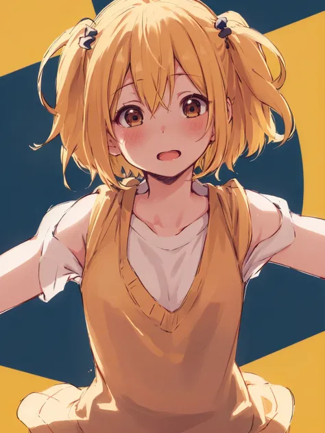 <lora:HitokaYachi:0.6>,high res,best quality, Hitoka Yachi, blond, solo, 1girl, cute,detailed eyes, ((brown eyes)),