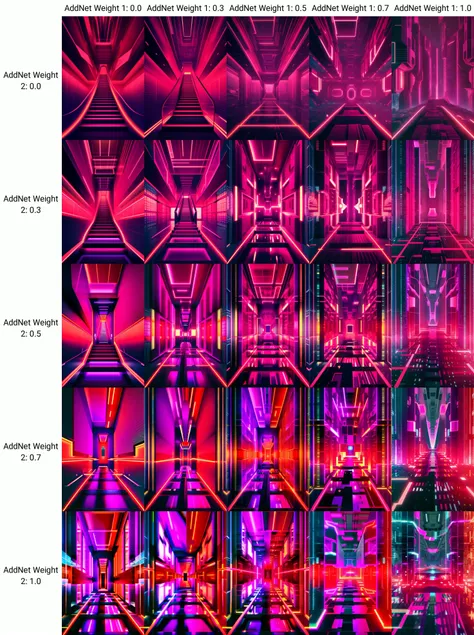 ( cyberspace_background ), a futuristic looking room with red and black lights , no humans, building, scenery, stairs, city, road,