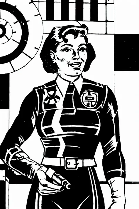 TheMechwarriorRPGArt a woman technician in uniform