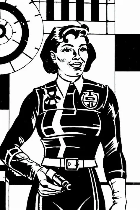 TheMechwarriorRPGArt a woman technician in uniform