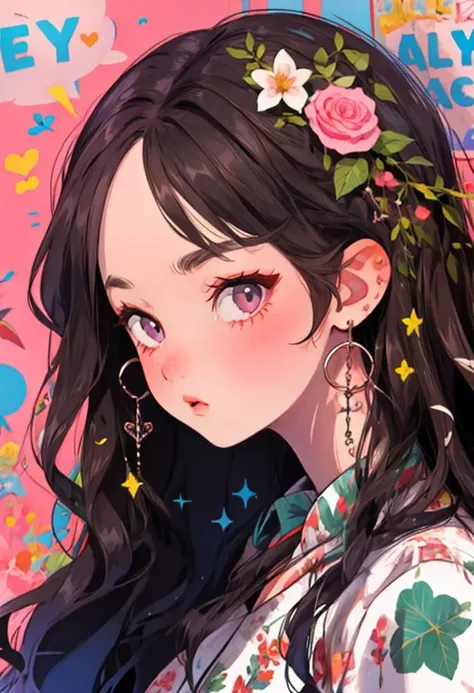 1girl, <lora:Mix patterns:1>