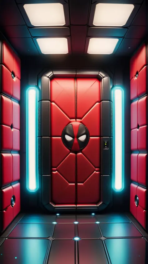 <lora:DeadpoolStyleXL:1>DeadpoolStyle galactic alliance mediation chamber, interactive holographic building skins, bio-luminescent algae, pin spot lighting
, 24mm, (analog, cinematic, film grain:1.3), Bokeh DOF, (Masterpiece:1.3) (best quality:1.2) (high quality:1.1)