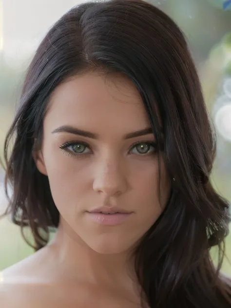 Una chica hermosa con el resto de Amy lee, ojos azules, hiperrealismo, mucho detalle en sus rostros, desnuda