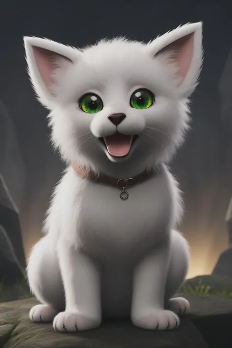 Within a mystical sanctuary, an enigmatic, spectral entity with intricate, glowing runes etched across its ethereal skin encounters a delightful, furry creature with vibrant, animated fur and a captivating, mischievous grin. (((mystical sanctuary))) (((enigmatic spectral entity))) (((glowing runes))) (((ethereal skin))) (((delightful furry creature))) (((vibrant animated fur))).