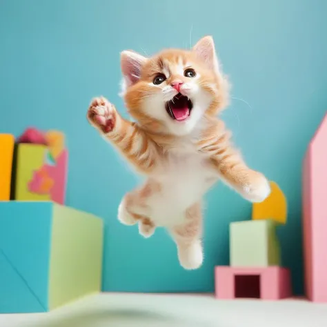 r4alc4ts kitten, jumping, adorable, <lora:fluffykitten_XL_LoRA:1.0>