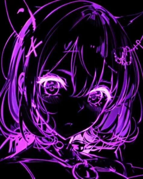 neon, medium hair, portrait, <lora:vineo:0.8>