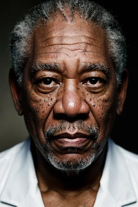 PA7_Portrait-ECU, morgan freeman, discord profile picture, square masculine facial features, happy birthday,