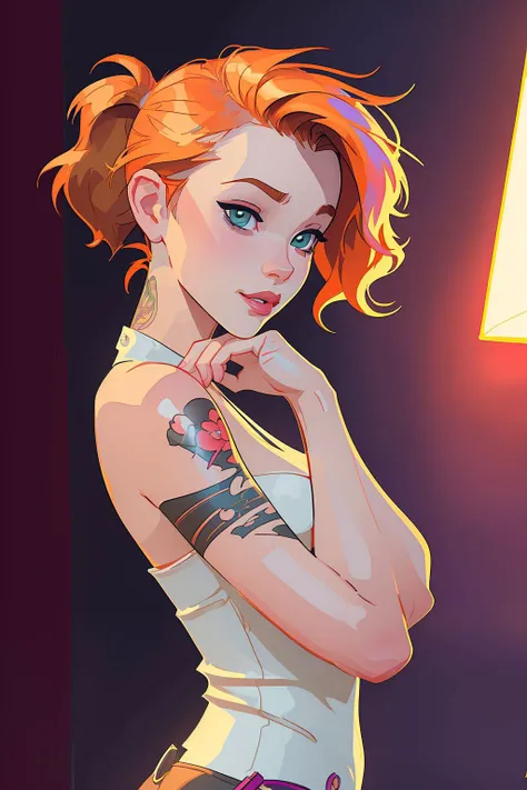 art by (DEN_IDG_style:1.2) portrait of DEN_lass_SG
<lora:ClothingAdjuster3:-0.7>