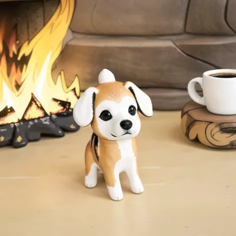 <lora:itsfine:0.7>,  itsfine, 
<lora:vallavica_animals:1.1>, vallavica_animals, porcelain animal, ceramic figurine, chibi, cute, 
itsfine, a dog sitting in a chair in front of a fire, cup of coffee on table, heavy fire on the background, meme in distress