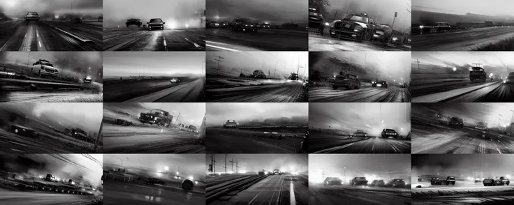 monochrome, lineart, <lora:animeLineartStyle_v20Offset:0.25>, (DB02), A row of roadblocks , and the police car rushed past the obstacles one by one, and the tires splashed gravel, drippy color splashes, highly detailed, concept art, smooth, unreal engine 5, 8k, hd,