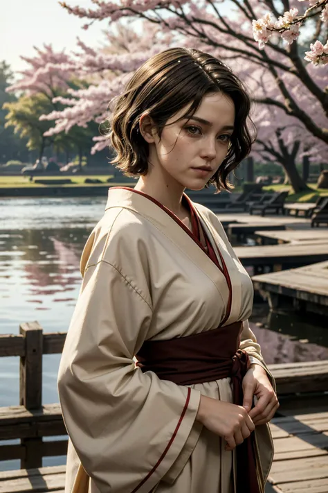 ((ultra detailed, masterpiece, absurdres))
<lora:THLilianne:0.7>
THLilianne, 1girl, brown hair, in a traditional kimono, surrounded by cherry blossoms