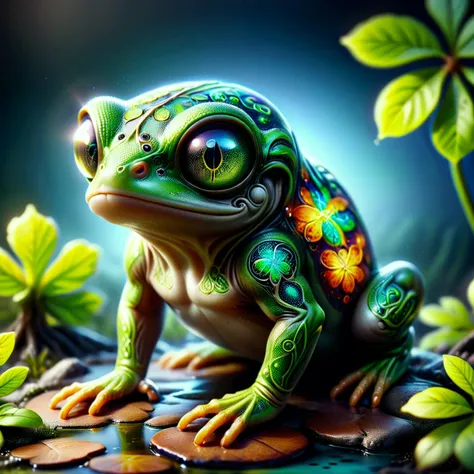 Photorealistic style creating paintings or photographs that closely resemble high-resolution photographs,  Caustics Rendering ; Glass Frog ; vitriolic ; Opal, photorealism, closely resemble, high-resolution photographs, lifelike, precise, realistic, meticulous, technical,hyper detailed, maximum fidelity, quality, cinematic, subsurface scattering, maximal attention to correctness and detail, spectrographic illumination, rainbow environmental refraction, breathtaking, hyper realistic, hyper detailed, maximum fidelity, ultra high detail, ultra HD, professional RAW photography, luminous refractions, subsurface scattering, dynamic hdr tone mapping, maximal attention to correctness and detail