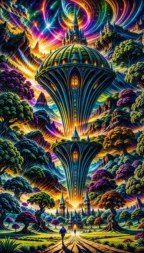 (Transport me to a world unlike my own, teeming with flora, fauna, and magical serenity),(Craft a dream-like surreal castle landscape, fusing colors in unique ways to create eye-catching scenery),(Fuse your art with the spirit of Technetic Dreams),
<lora:Cartographic_Journey:0.4>,<lora:guochaochahua_20230828223853:0.1>,<lora:Elixir:1.5>,<lora:more_details:0.9>,<lora:LORA-XenoDetailer-v3A:0.9>,<lora:add_sharpness:0.8>,<lora:colorify:1>,<lora:otherworldlyColorscapes:0.8>,