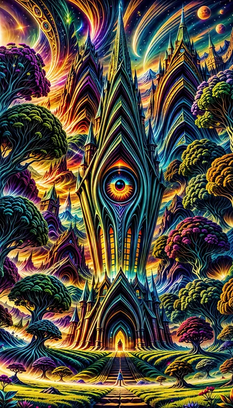 (Transport me to a world unlike my own, teeming with flora, fauna, and magical serenity),(Craft a dream-like surreal castle landscape, fusing colors in unique ways to create eye-catching scenery),(Fuse your art with the spirit of Technetic Dreams),
<lora:Cartographic_Journey:0.4>,<lora:guochaochahua_20230828223853:0.1>,<lora:Elixir:1.5>,<lora:more_details:0.9>,<lora:LORA-XenoDetailer-v3A:0.9>,<lora:add_sharpness:0.8>,<lora:colorify:1>,<lora:otherworldlyColorscapes:0.8>,