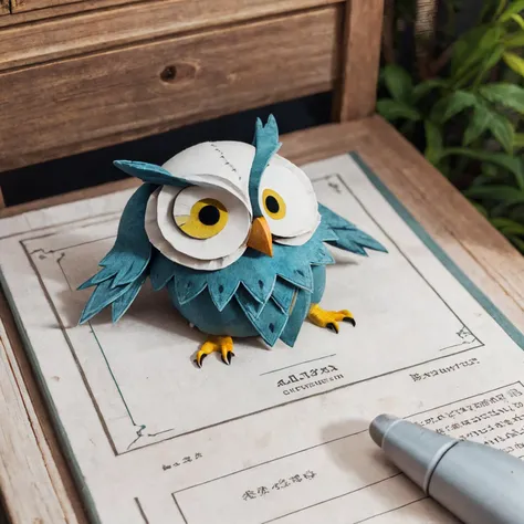 RAW photo, 8k uhd, Analog style, (Masterpiece, Best Quality, Highres:1.3), dramatic, cinematic, (paper-cut craft:1.3), BREAK,
intricate (paper-cut craft:1.4) of mysterious intricate ornamented (owl:1.4), (beige square photo-frame:0.7), circle mask, (forest, mountain:1.3), (winter, moon:0.5), (green, blue, brown, white:1.1), (black, gold:0.8), (paper-cut craft, colorful, layers, flat, fabulous, children's book:1.2), (hyperdetailed, absurdres:1.1), BREAK,
<lora:more_details:0.1>