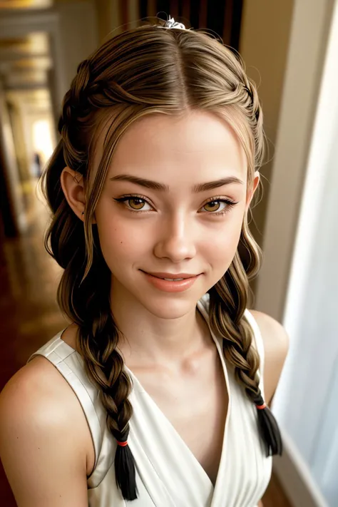 (style of Donato Giancola:1.15), (high angle, closeup on face:1.2) of <lora:sd15_ClaireJameson_locon_24_v1:.9> ClaireJameson, smiling, she is wearing tuxedo , her hair is styled as Straight Braid Crown, BREAK she is (in the hallway:1.1), overcast flat lighting, shot on (RED:.6) camera ,Kodak Vision3 IMAX ,50mm ,bokeh,