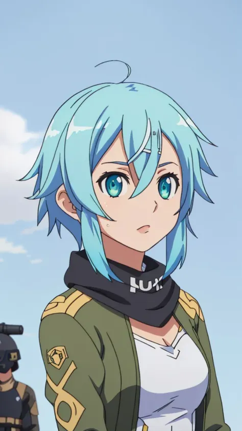 <lora:SAO_Girlpack_v2:0.5> 1girl solo sinon_gungale