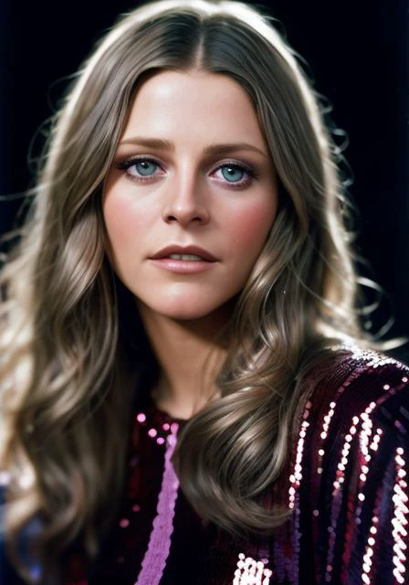 (lndswgnr_v1.0b:0.5), <lora:lndswgnr_1974-1977_v1.0b:0.5> lndswgnr, (Sharp focus: 1.5), (sharp focus:1.2), photo, attractive young woman, (beautiful face:1.1), detailed eyes, luscious lips, (natural makeup:0.85), (medium breasts:1.0), (petite body:1.2), wearing (sequin dress:1.2) in a (nightclub:1.2). (moody lighting:1.2), depth of field, bokeh, 4K, HDR. by (James C. Christensen:1.2|Jeremy Lipking:1.1).