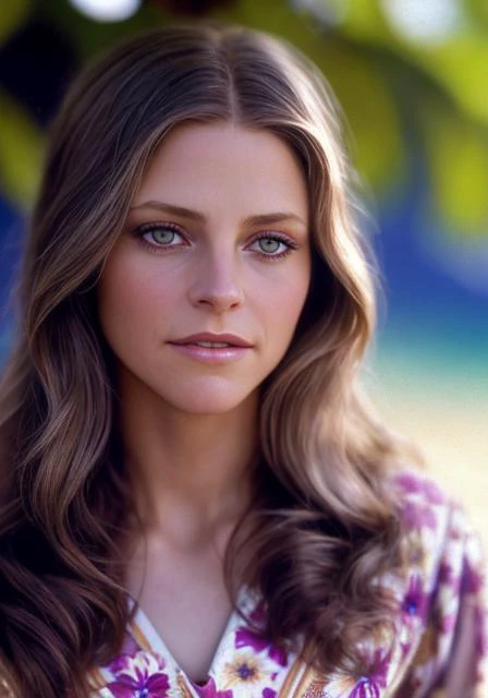 (lndswgnr_v1.0b:0.5), <lora:lndswgnr_1974-1977_v1.0b:0.5> lndswgnr, (Sharp focus: 1.5), (sharp focus:1.2), portrait, attractive young woman, (beautiful face:1.1), detailed eyes, luscious lips, (eye makeup:1.2), (tight body:1.2), wearing (flowery dress:1.2) at (the beach:1.2). (morning sun lighting:1.2), depth of field, bokeh, 4K, HDR. by (James C. Christensen:1.2|Jeremy Lipking:1.1).