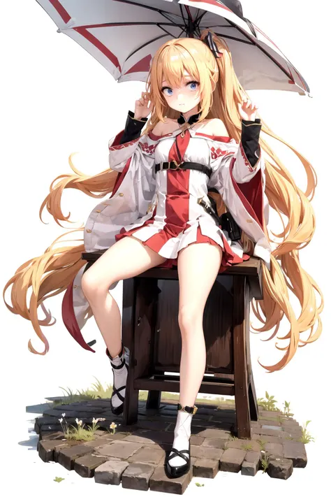 insanely detailed, absurdres, ultra-highres, ultra-detailed, best quality
BREAK
slender, kawaii, petite, perfect symmetrical face, ultra cute girl, ultra cute face, ultra detailed eyes, ultra detailed hair, ultra cute, ultra beautiful,
BREAK
1girl, solo, (long hair | very long hair), pencil miniskirt dress, bare shoulders, huge breasts, closed mouth, <lora:scared-expression-v1.8-000005:0.8>
BREAK
white background, full body, majestic scenery, beautiful landscape, <lora:tachi-e:0.8>
BREAK
(tying hair:1.2), (implied pantyshot:1.4), sitting, clothes tug, skirt tug
BREAK
flat, flat colors, 2D, (anime:1.2)
BREAK
