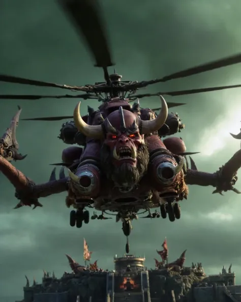 cinewow demon viking helicopter,epic,cinematic,masterpiece, <lora:cinewow-step00000200:1>
