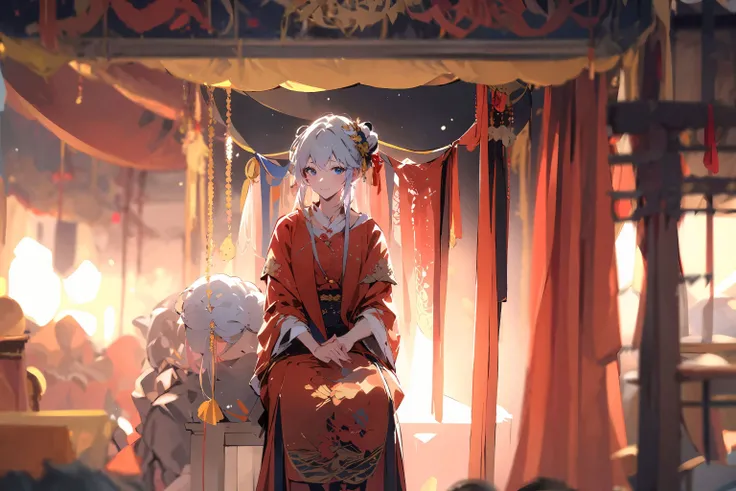 (masterpiece:1.2),best quality,PIXIV,Chinese weddingdress,
1girl,
<lora:Chinese weddingdress-000018:0.4>,