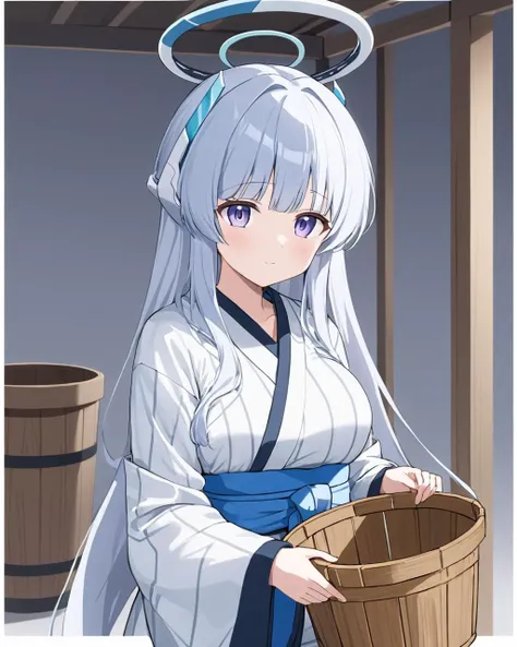 breathtaking,noa \(blue archive\),1girl, solo, breasts, looking at viewer, simple background, long sleeves, white background, holding, japanese clothes, halo, yukata, notice lines, bucket, wooden bucket, holding bucket
<lora:Noa_image220_v1-000040:1> . gorgeous,key visual, vibrant, studio anime,award-winning, professional, highly detailed,high budget, cinemascope
