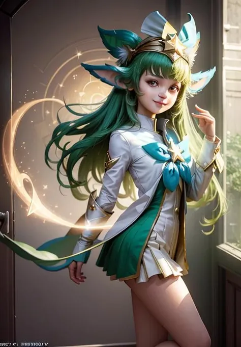 <lora:star_guardian_Lulu:0.8>, star_guardian_Lulu, solo, smile,, (magical, magnificent, masterpiece:1.3), (trending on CGSociety, trending on pixiv, contest winner:1.3)