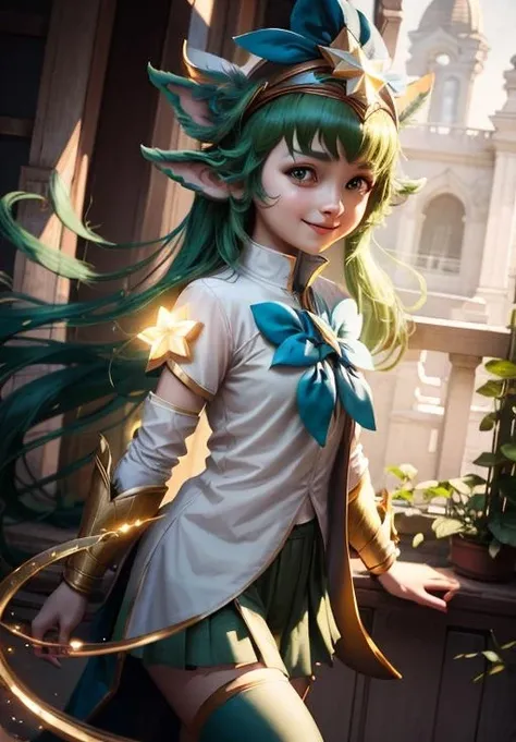 <lora:star_guardian_Lulu:0.8>, star_guardian_Lulu, solo, smile,, (magical, magnificent, masterpiece:1.3), (trending on CGSociety, trending on pixiv, contest winner:1.3)