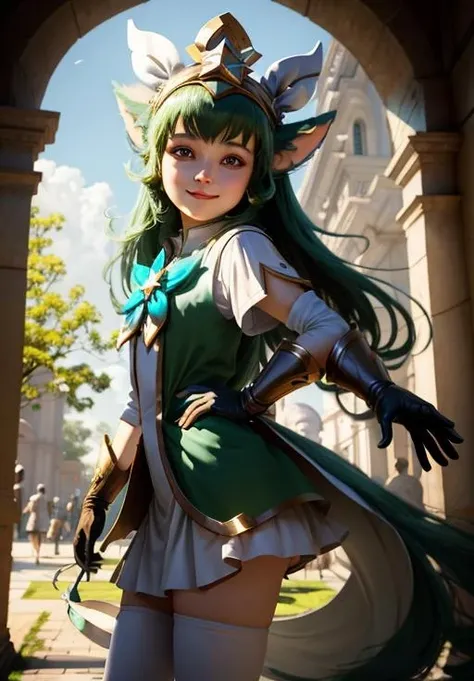 <lora:star_guardian_Lulu:0.8>, star_guardian_Lulu, solo, smile,, (magical, magnificent, masterpiece:1.3), (trending on CGSociety, trending on pixiv, contest winner:1.3)