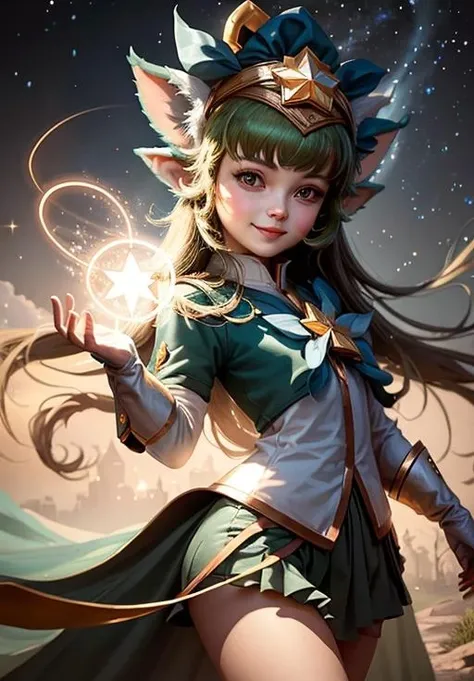 <lora:star_guardian_Lulu:0.8>, star_guardian_Lulu, solo, smile,, (magical, magnificent, masterpiece:1.3), (trending on CGSociety, trending on pixiv, contest winner:1.3)
