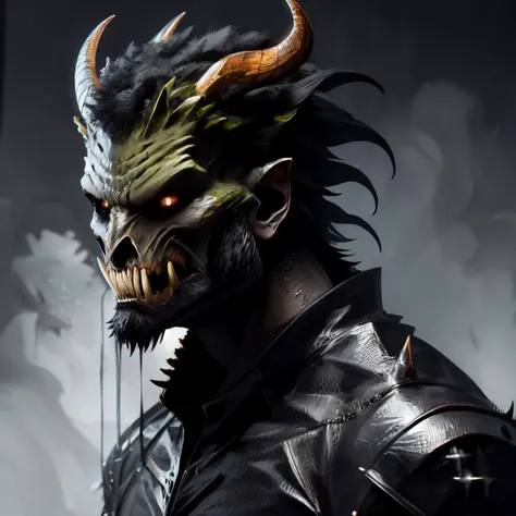 EVIL, fangs, <lora:StyleSwamp:1> Style_SM, monster,, (best quality, 16k, 8k, ultra highres, absurdres, highres, professional artwork:1.2)