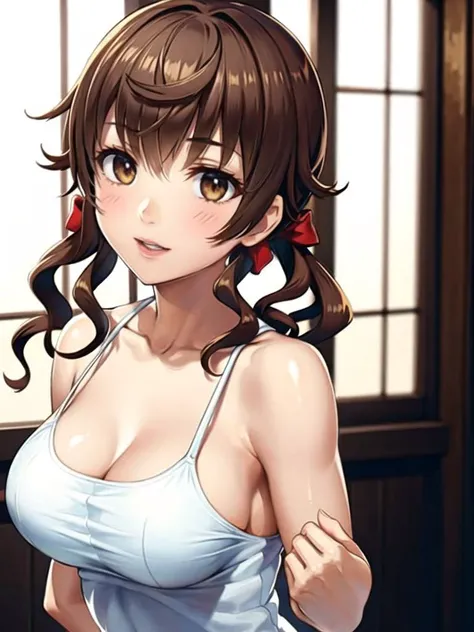 1girl, solo,(best quality),(masterpiece:1.1), upper body, looking_at_viewer, dynamic angle, cute, clear facial skin,