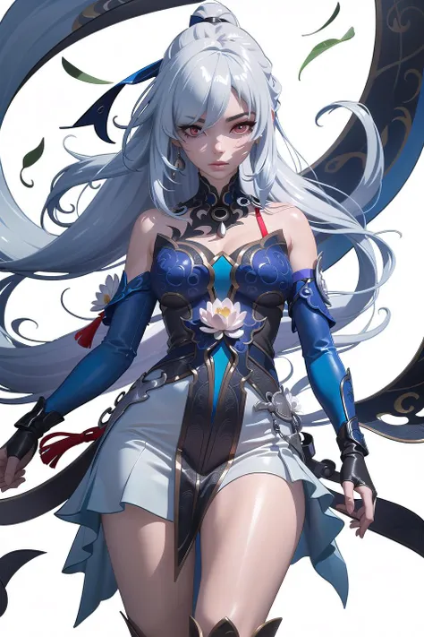 8K, Ultra High Definition, Super detailed, Shiny detailed hair, detailed face, fantasy landscape, solo, looking at viewer, {{best quality}}, {{masterpiece}}, {{ultra-detailed}}, {detailed light}, ultra high quality eyes, detailed eyes, perfect eyes, large eyes, detailed red eyes, white hair, long hair, beautiful, skinny body, white skin, slutty, erotic, blushing, open mouth, ahegao, standing in suggestive