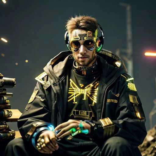 Gold Miner cyberpunk