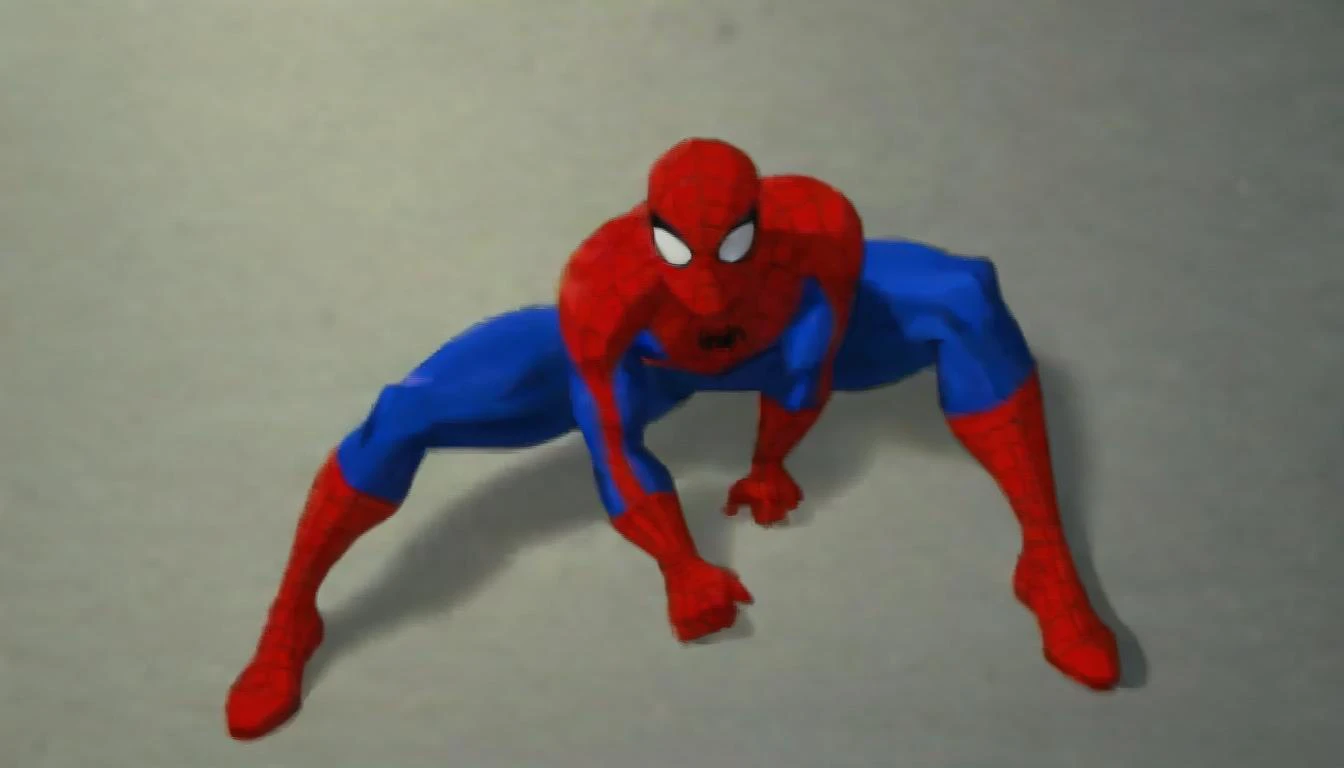 cartoon spider-man