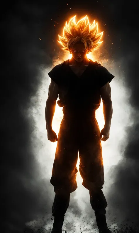 .<lora:rMadArt3_NoiseOffset:1>, <lora:sonGokuLora_offset:1>, _Emotions_shock512, Portrait of Goku, (super saiyan), action pose, epic scene photorealistic, cinematic lighting, dark atmosphere, volumetric lighting, action pose, epic scene, lots of fine detail, style, photography, natural textures, natural light, natural blur, photorealism, cinematic rendering, ray tracing, highest quality, highest detail, Cinematic, Blur Effect, Long Exposure, 8K, Ultra-HD, Natural Lighting, Moody Lighting, Cinematic Lighting, hyper-realistic, vibrant, 8k, detailed, ultra detail,