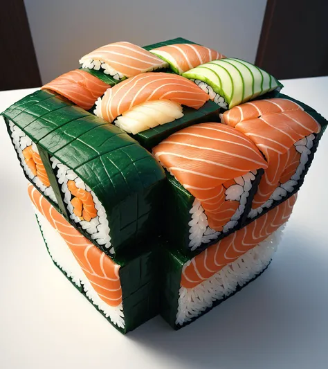 <lora:SushiStyle:1> SushiStyle cube