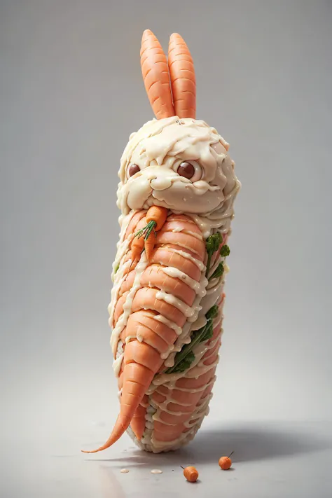 <lora:GelatoStyle:1>SushiStyle carrot