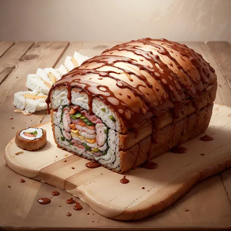 <lora:SushiStyle:0.5> SushiStyle bread
AND <lora:ChocolateWetStyle:0.5> ChocolateWetStyle