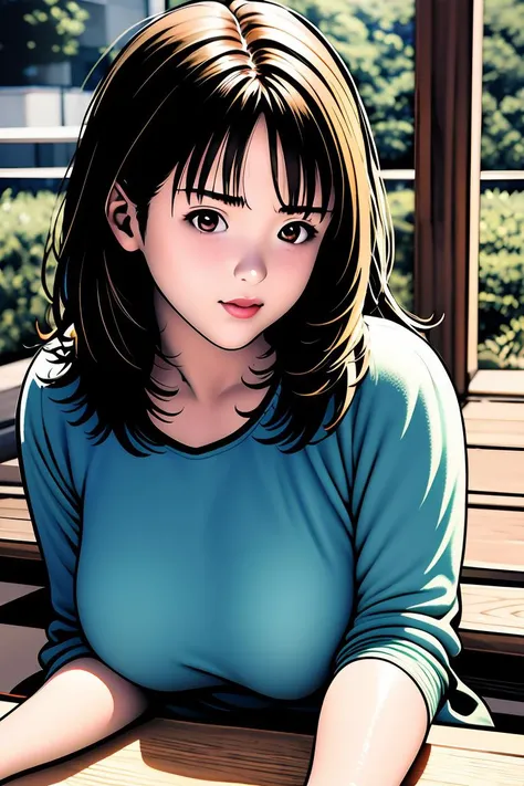 (masterpiece, best quality), 1girl, <lora:Katsura Masakazu_v3:1> Yoshizuki iori