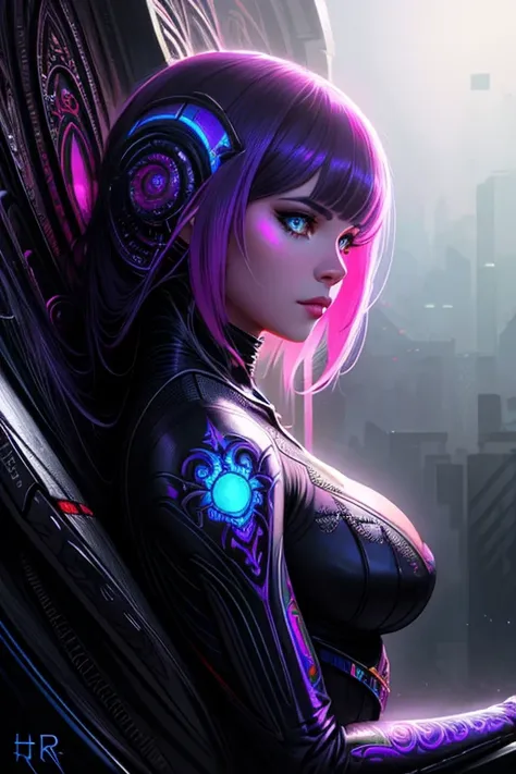 Hyper detailed ultra sharp, trending on artstation, vibrant aesthetic, bloodwave, colorful, psychedelic, ornate, intricate, digital painting, concept art, smooth, sharp focus, illustration, anthropomorphic alien, art by artgerm and greg rutkowski and h. r. giger, 8 k