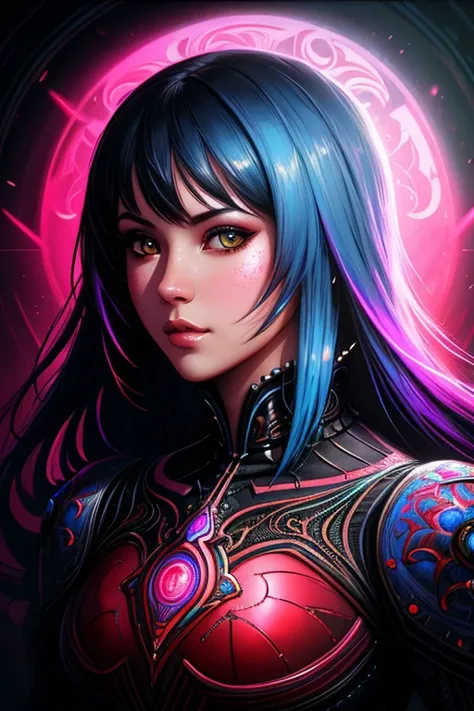 Hyper detailed ultra sharp, trending on artstation, vibrant aesthetic, bloodwave, colorful, psychedelic, ornate, intricate, digital painting, concept art, smooth, sharp focus, illustration, anthropomorphic alien, art by artgerm and greg rutkowski and h. r. giger, 8 k