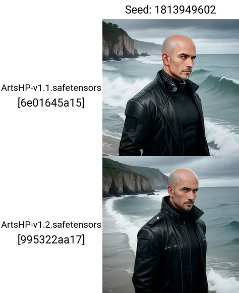 dystopianx style,photo of 42 y.o man in black clothes,bald,face,half body,body,high detailed skin,skin pores,coastline,overcast weather,wind,waves,8k uhd,dslr,soft lighting,high quality,film grain,Fujifilm XT3,