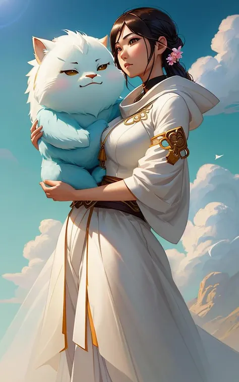 Appa from the last Airbender , made by Stanley Artgerm Lau, WLOP, Rossdraws, ArtStation, CGSociety, concept art, cgsociety, octane render, trending on artstation, artstationHD, artstationHQ, unreal engine, 4k, 8k,flower_style,