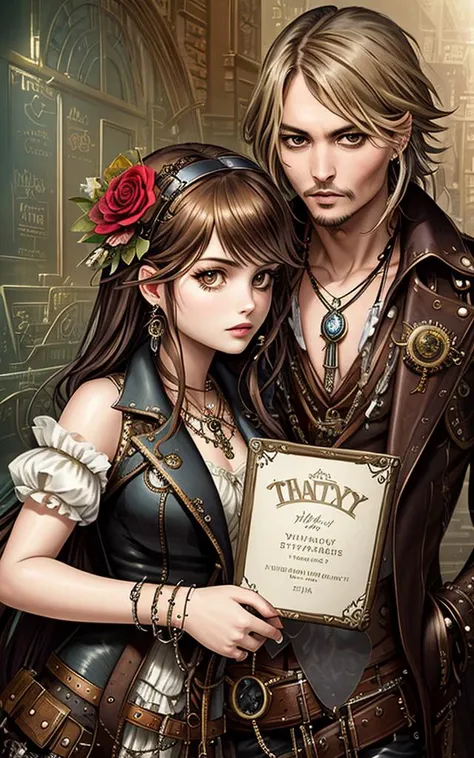 johnny depp steampunk style
,flower_style,