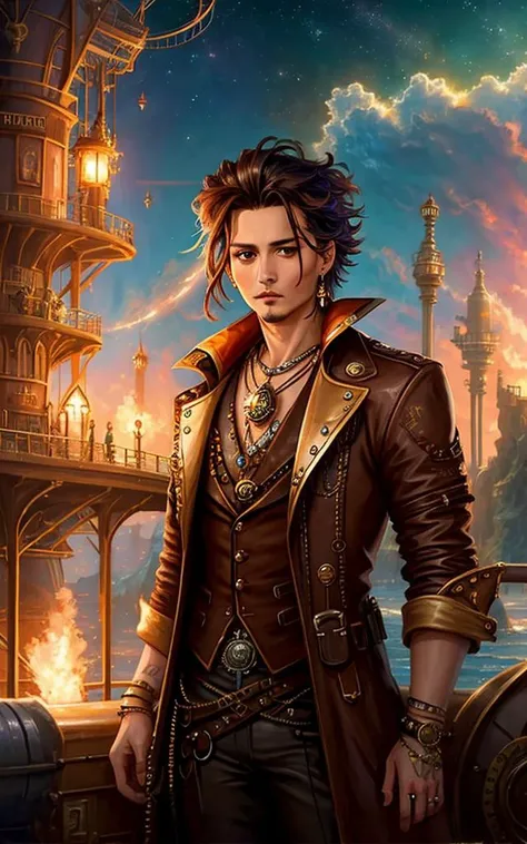 Johnny Depp,steampunk style,
, Style-NebMagic